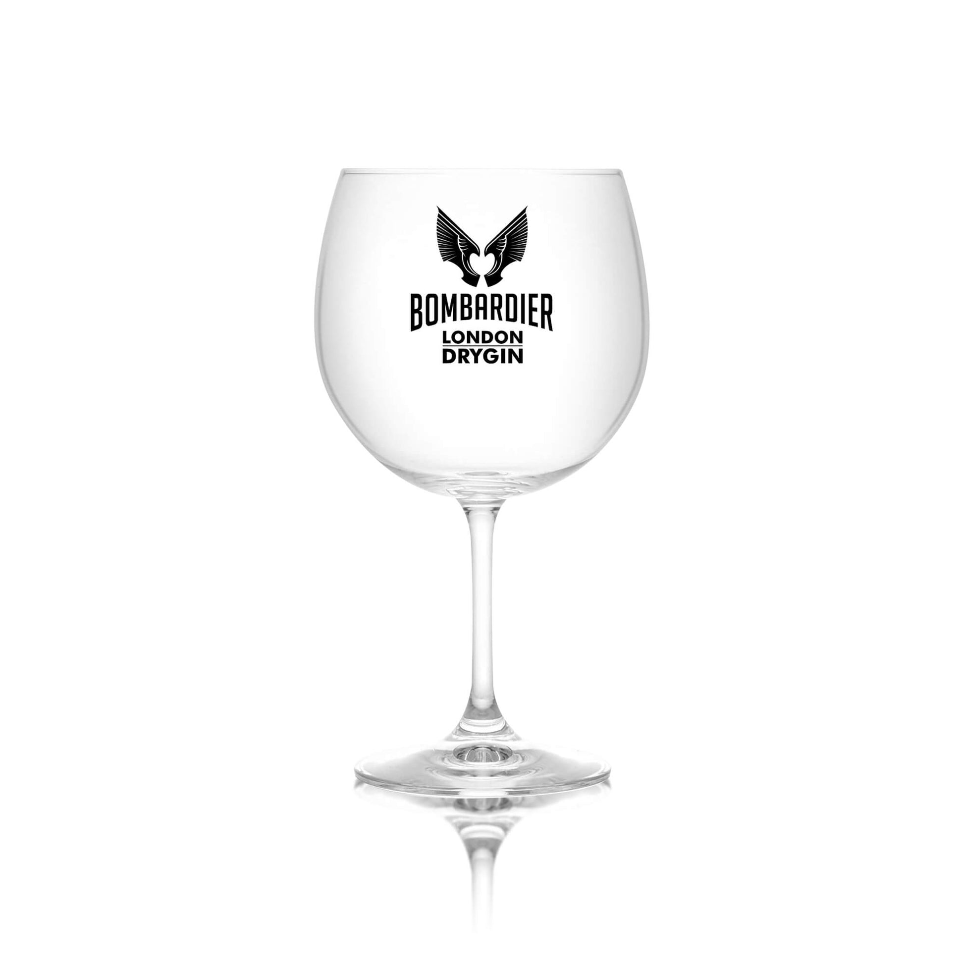 Copo Bombardier London Dry Gin, copo balão 550ml da Adega Miss