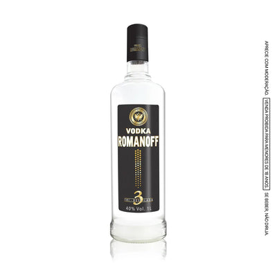 Romanoff Vodka Tridestilada 1L